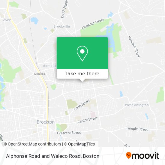 Alphonse Road and Waleco Road map