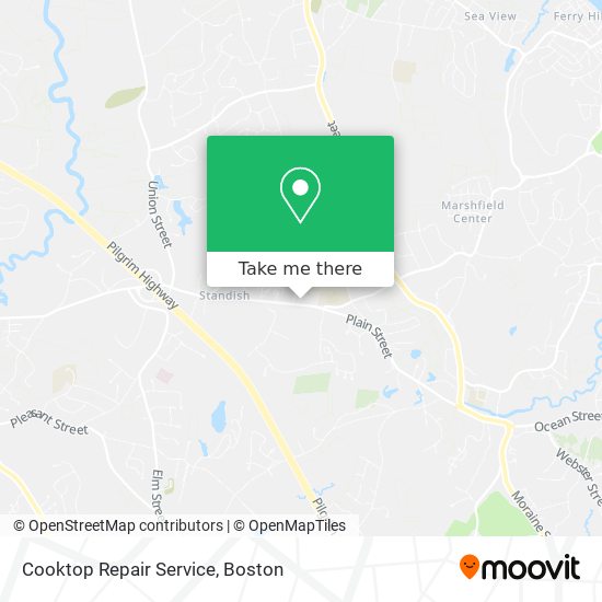 Mapa de Cooktop Repair Service