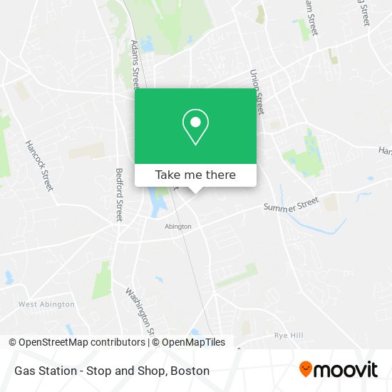 Mapa de Gas Station - Stop and Shop