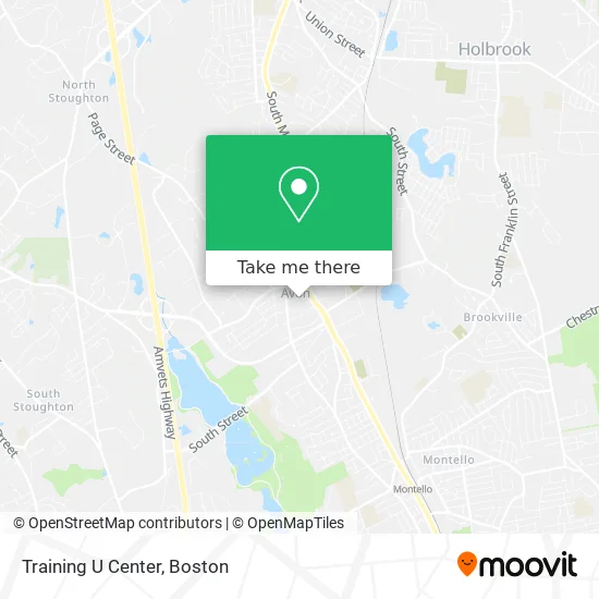Training U Center map