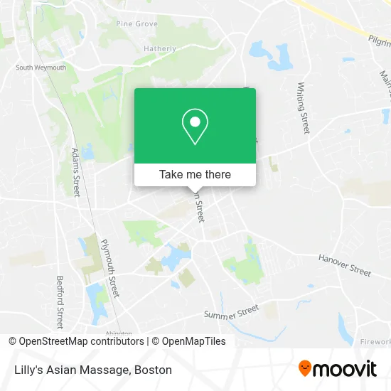 Lilly's Asian Massage map