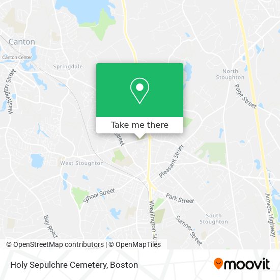 Holy Sepulchre Cemetery map