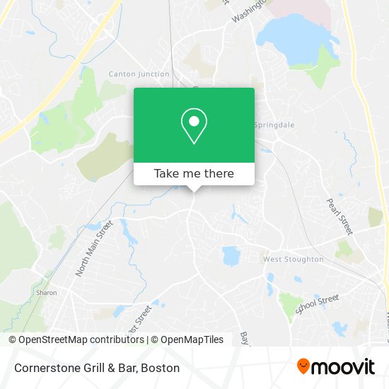 Mapa de Cornerstone Grill & Bar