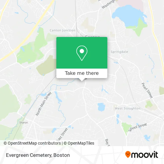 Evergreen Cemetery map