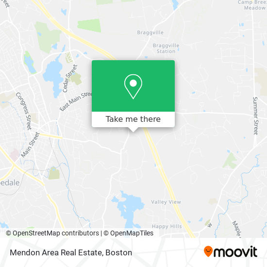 Mapa de Mendon Area Real Estate