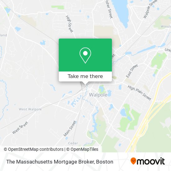 Mapa de The Massachusetts Mortgage Broker