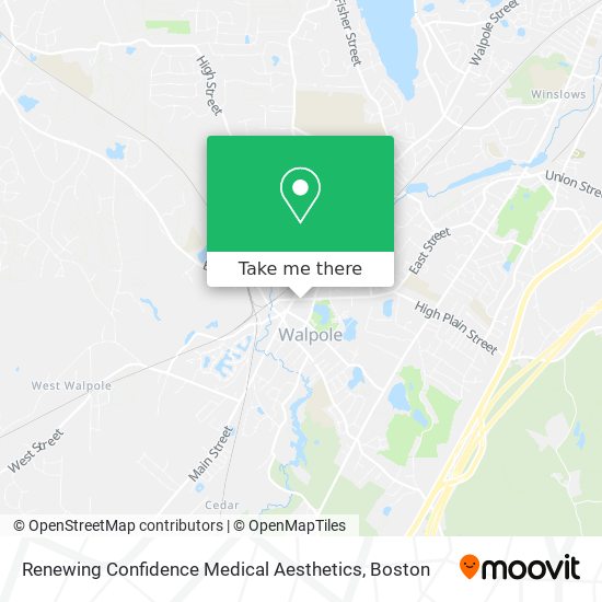 Renewing Confidence Medical Aesthetics map