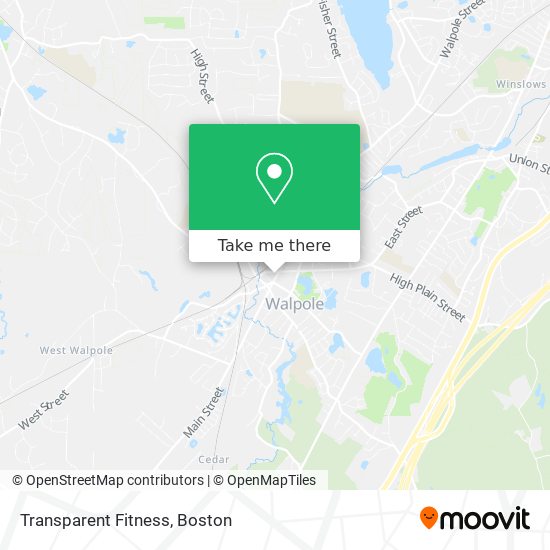Transparent Fitness map