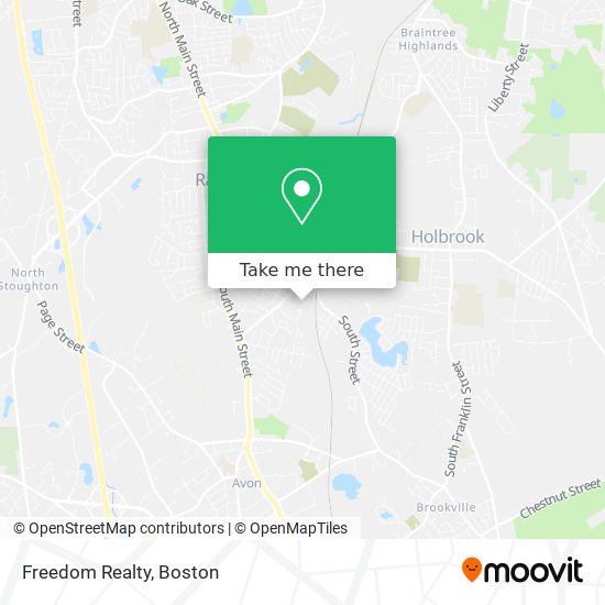 Freedom Realty map