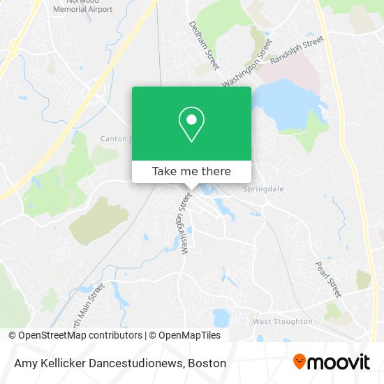 Mapa de Amy Kellicker Dancestudionews