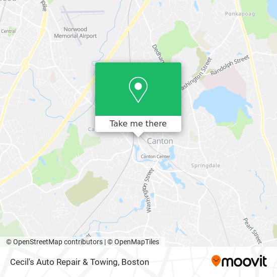 Mapa de Cecil's Auto Repair & Towing