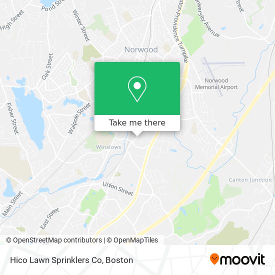 Hico Lawn Sprinklers Co map