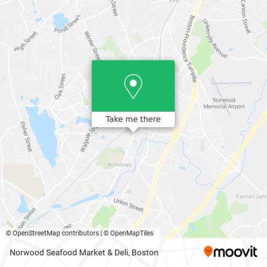 Mapa de Norwood Seafood Market & Deli