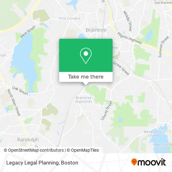 Legacy Legal Planning map