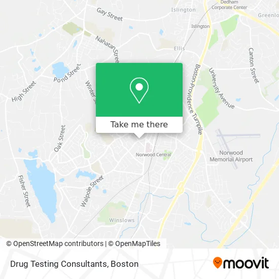 Drug Testing Consultants map