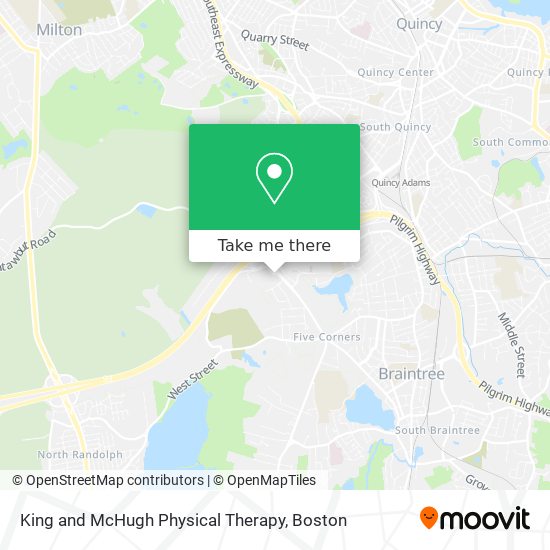 Mapa de King and McHugh Physical Therapy