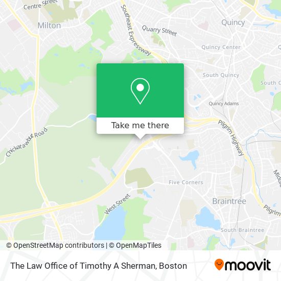 Mapa de The Law Office of Timothy A Sherman