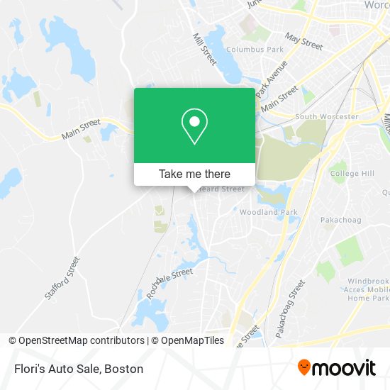 Flori's Auto Sale map