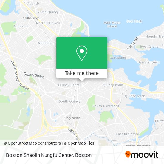 Boston Shaolin Kungfu Center map