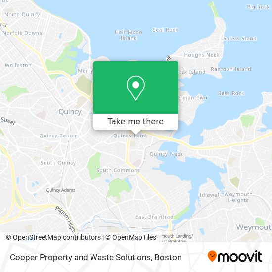 Mapa de Cooper Property and Waste Solutions