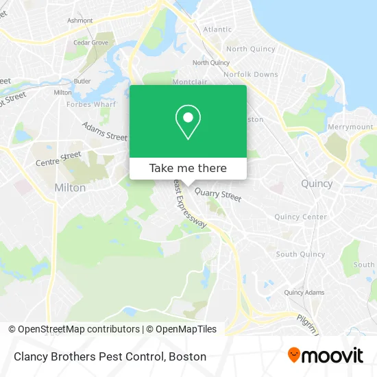 Clancy Brothers Pest Control map