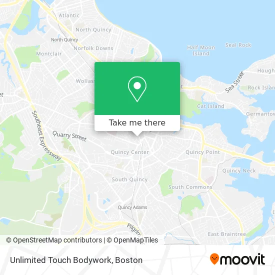 Unlimited Touch Bodywork map