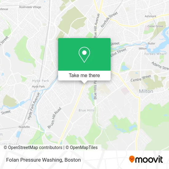 Folan Pressure Washing map