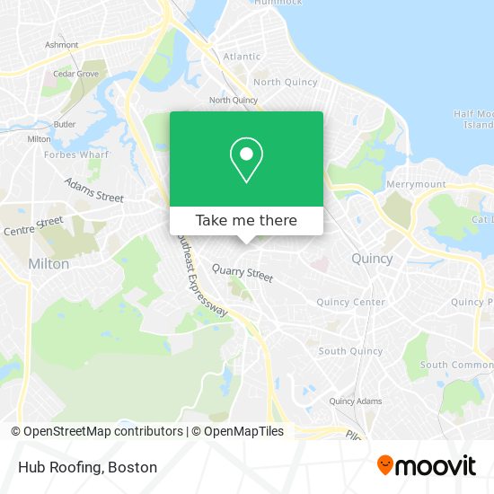 Hub Roofing map