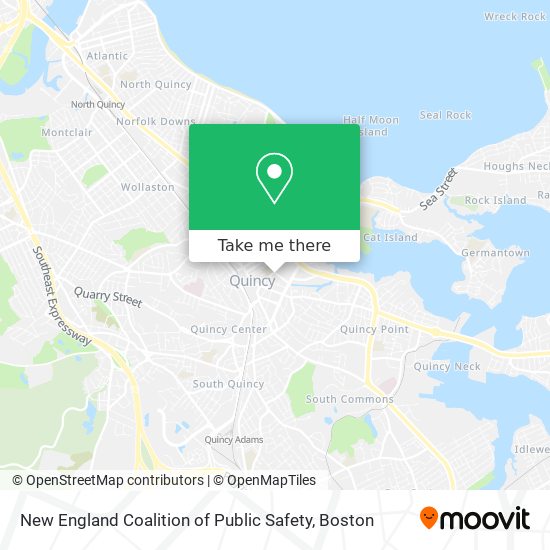 Mapa de New England Coalition of Public Safety