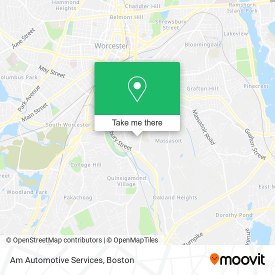 Am Automotive Services map