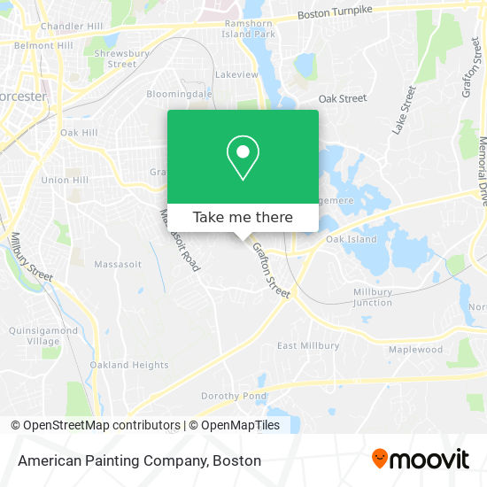 American Painting Company map