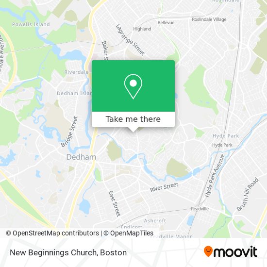 Mapa de New Beginnings Church