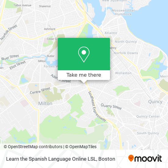 Mapa de Learn the Spanish Language Online LSL