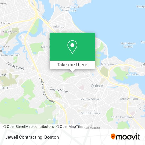 Jewell Contracting map