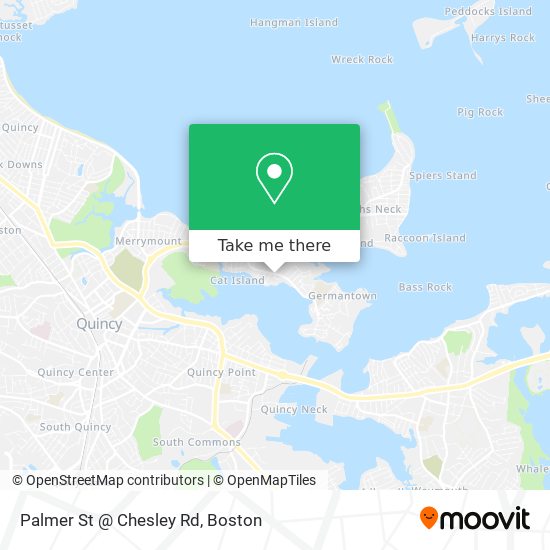 Palmer St @ Chesley Rd map