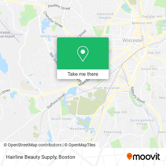 Mapa de Hairline Beauty Supply