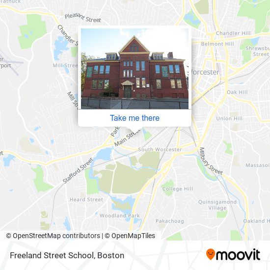 Freeland Street School map