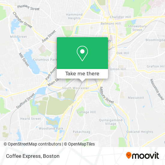 Coffee Express map