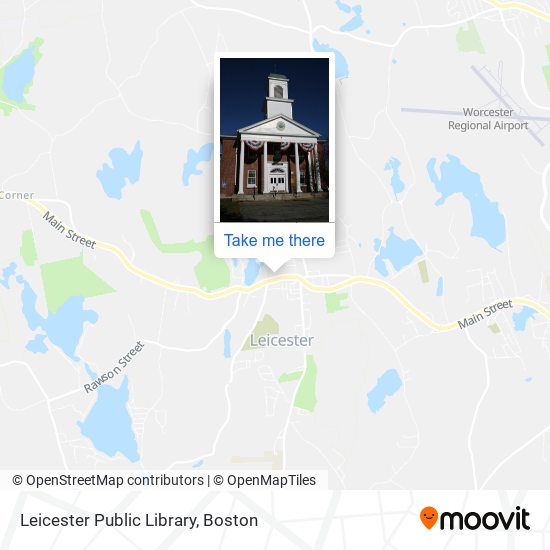 Mapa de Leicester Public Library