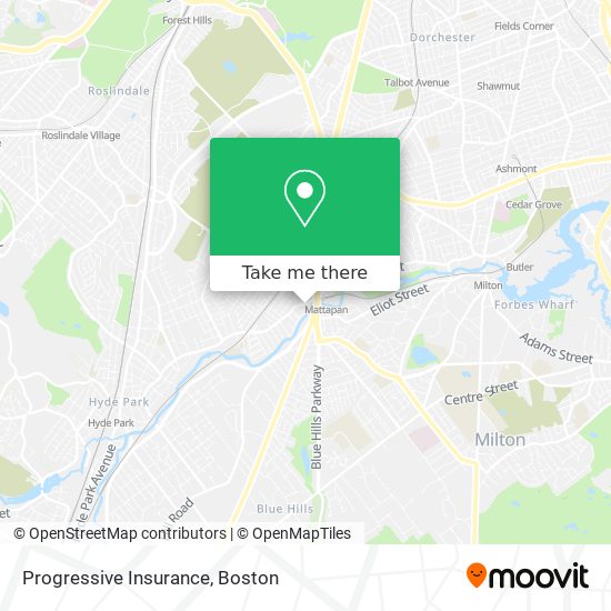 Progressive Insurance map