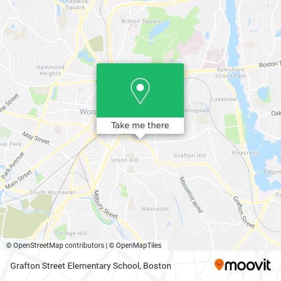Grafton Street Elementary School map