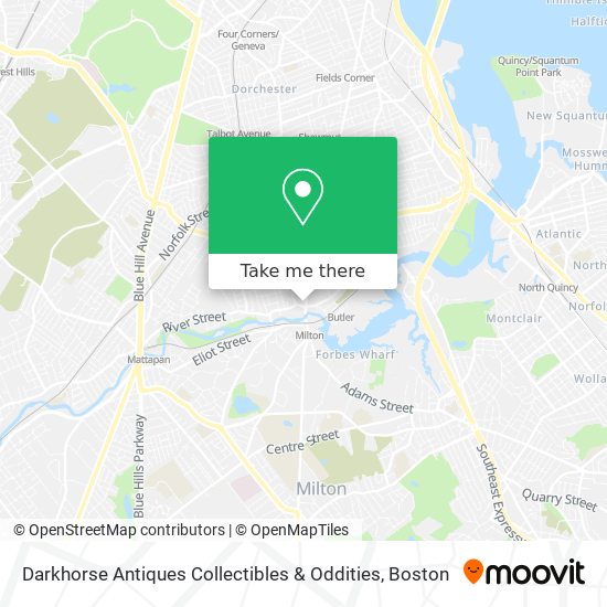 Mapa de Darkhorse Antiques Collectibles & Oddities