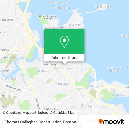 Thomas Callaghan Construction map