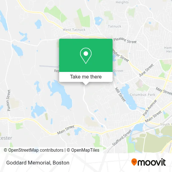 Goddard Memorial map