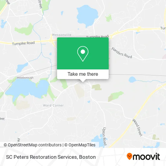 SC Peters Restoration Services map