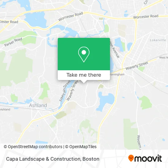 Capa Landscape & Construction map