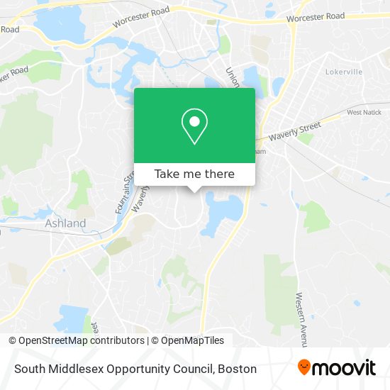 South Middlesex Opportunity Council map