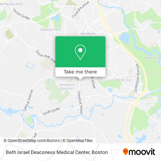 Beth Israel Deaconess Medical Center map