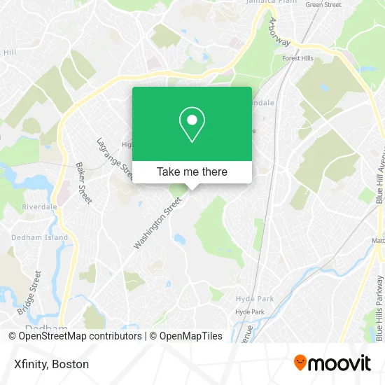 Xfinity map