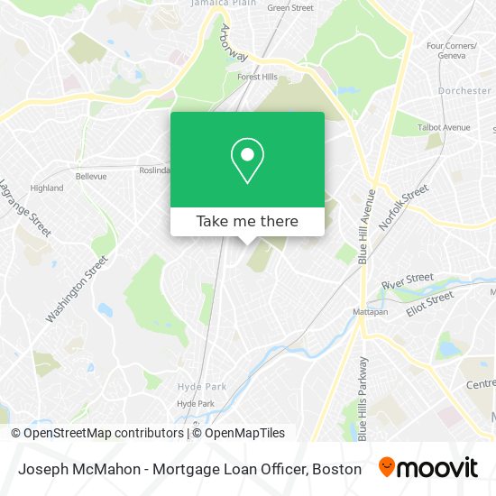 Joseph McMahon - Mortgage Loan Officer map